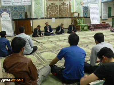 جلسه پرسش و پاسخ دانشجویان با مسئولین پردیس شهیدان پاکنژاد