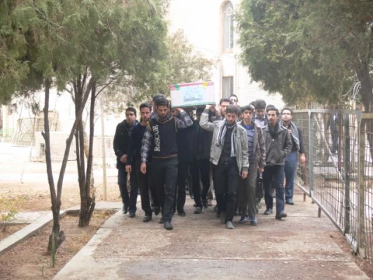 در ایام شهادت مولا و سرورمان آقا امام رضا(ع):
 
عطر شهادت در فضای پردیس شهیدان پاکنژاد پیچید.
 12