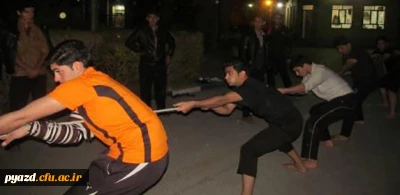 مسابقات طناب کشی دانشجو معلمان پردیس