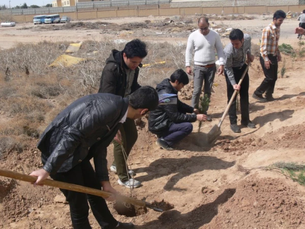 به مناسبت نکوداشت هفته منابع طبیعی و روز درختکاری :

کاشت 70 نهال درخت به یاد 70 شهید تربیت معلم پاک نژاد 
 2