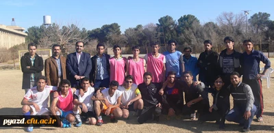 به منظور آماده سازی تیم فوتبال پردیس:

برگزاری مسابقه دوستانه با تیم فوتبال دانشکده شهید صدوقی