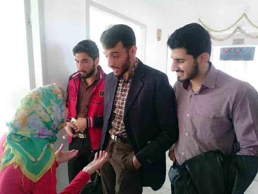 بازدید اعضای انجمن علمی دانشجویی مشاوره پردیس از مجتمع آسایشگاه های معلولین و سالمندان فاطمه الزهرا(س) تفت 3