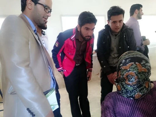 بازدید اعضای انجمن علمی دانشجویی مشاوره پردیس از مجتمع آسایشگاه های معلولین و سالمندان فاطمه الزهرا(س) تفت 9