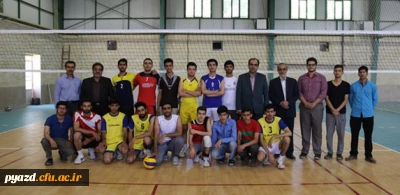 برگزاری مسابقه والیبال درپردیس شهیدان پاک نژاد