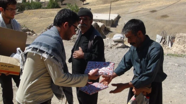 گزارش حضور گروه جهادی بسیج دانشجویی پردیس شهیدان پاک نژاد در مناطق محروم استان کرمانشاه 6