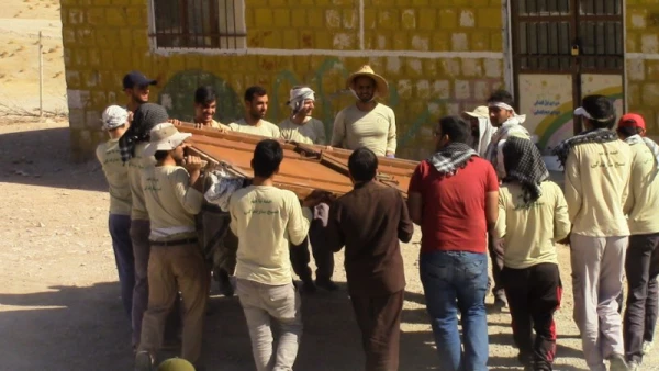 گزارش حضور گروه جهادی بسیج دانشجویی پردیس شهیدان پاک نژاد در مناطق محروم استان کرمانشاه 19