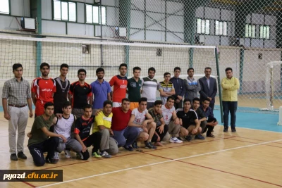 برگزاری مسابقات والیبال در پردیس شهیدان پاکنژاد