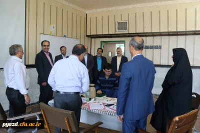 بازدید مسئولین دانشگاه فرهنگیان و اداره کل آموزش و پرورش استان از روند انجام مصاحبه استخدامی مستخدمان پیمانی آموزش و پرورش سال97