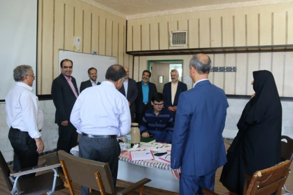 بازدید مسئولین دانشگاه فرهنگیان و اداره کل آموزش و پرورش استان از روند انجام مصاحبه استخدامی مستخدمان پیمانی آموزش و پرورش سال97 2