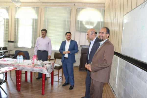 بازدید مسئولین دانشگاه فرهنگیان و اداره کل آموزش و پرورش استان از روند انجام مصاحبه استخدامی مستخدمان پیمانی آموزش و پرورش سال97 4