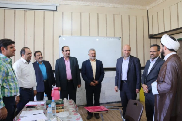 بازدید مسئولین دانشگاه فرهنگیان و اداره کل آموزش و پرورش استان از روند انجام مصاحبه استخدامی مستخدمان پیمانی آموزش و پرورش سال97 5