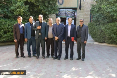 بازدید مسئولین حوزه معاونت سیاسی،امنیتی و اجتماعی استانداری از پردیس شهیدان پاک نژاد یزد