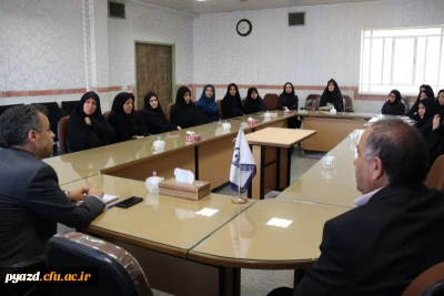 بازدید از پردیس فاطمه الزهرا (س) در اولین روز کاری مدیر جدید امور پردیس های استان یزد