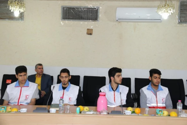 سی و نهمین جلسه شورای فرهنگی و اجتماعی دانشگاه فرهنگیان استان یزد با حضور مسئولین هلال احمر کشوری و استانی 9