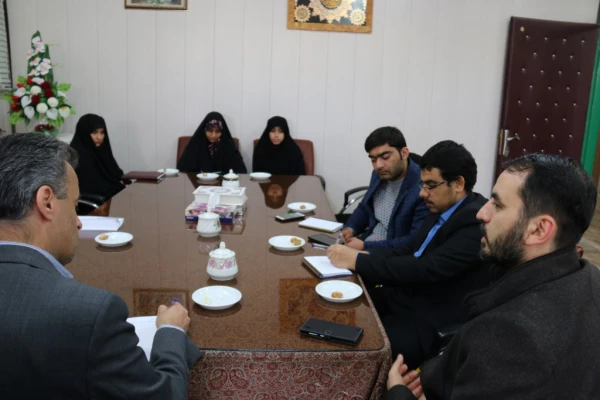 دیدار صدیقی، مسئول بسیج دانشجویی دانشگاه فرهنگیان کشور با سرپرست دانشگاه فرهنگیان یزد
 4