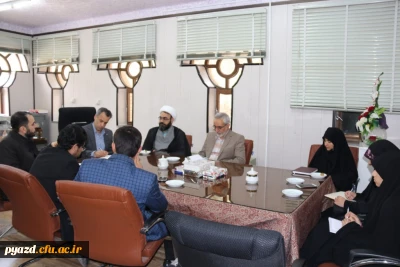 دیدار صدیقی، مسئول بسیج دانشجویی دانشگاه فرهنگیان کشور با سرپرست دانشگاه فرهنگیان یزد