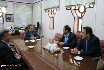 دیدار شهردار و رئیس شورای شهر یزد با سرپرست دانشگاه فرهنگیان استان یزد