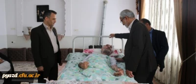 دیدار مسئولین دانشگاه فرهنگیان یزد از همکاران پیشکسوت در آستانه سال جدید