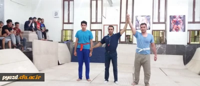 به مناسبت هفته سراهای دانشجویی برگزار شد:

مسابقات کشتی پهلوانی دانشجومعلمان پردیس شهیدان پاکنژاد یزد