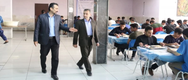 بازدید رئیس گروه تغذیه معاونت بهداشت دانشگاه علوم پزشکی از پردیس شهیدان پاک نژاد 2