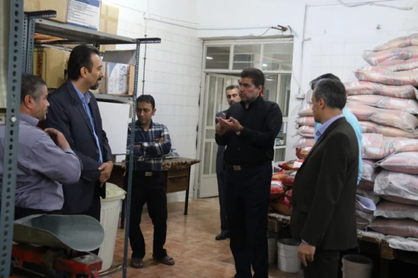 بازدید رئیس گروه تغذیه معاونت بهداشت دانشگاه علوم پزشکی از پردیس شهیدان پاک نژاد 3