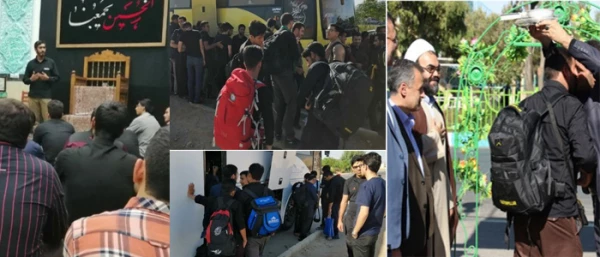 گزارش حضورکاروان دانشجو معلمان پردیس شهیدان پاک نژاد یزد در مراسم راهپیمایی اربعین حسینی 2