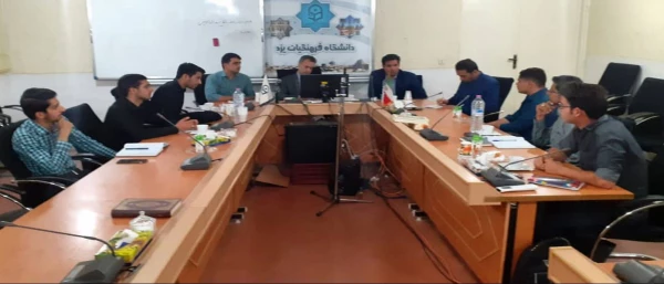 برگزاری نشست مدیر استانی دانشگاه فرهنگیان یزد با مسئولان تشکل ها و کانون های دانشجویی پردیس شهیدان پاک نژاد 2